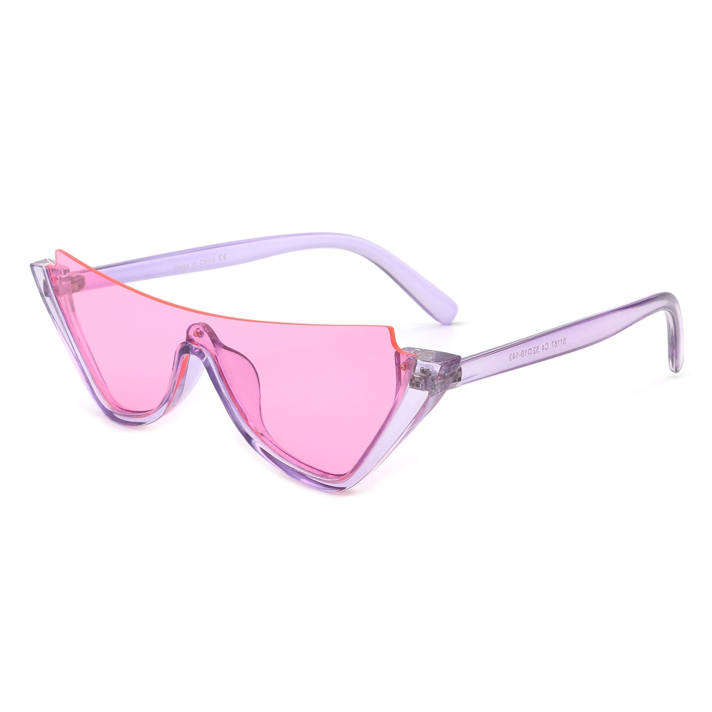 Retro Half Frame Fashion Cat Eye Sunglasses